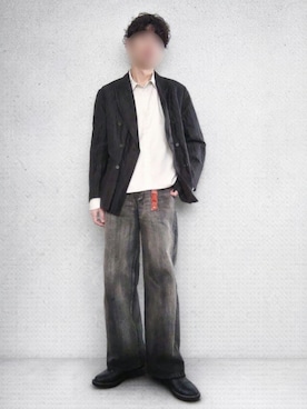 「Llife（ライフ）のアイテム」を使った、Siyouさん（メンズ・172cm）の春コーディネート