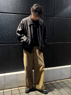 「アイテム（ブルゾン）」を使った、Siyouさん（メンズ・172cm）の秋コーディネート