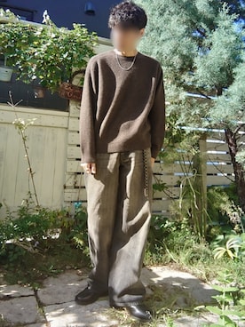 「アイテム（リング）」を使った、Siyouさん（メンズ・172cm）の秋コーディネート