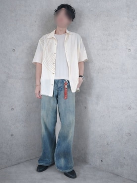 「LIDNM（リドム）のアイテム」を使った、Siyouさん（メンズ・172cm）の夏コーディネート