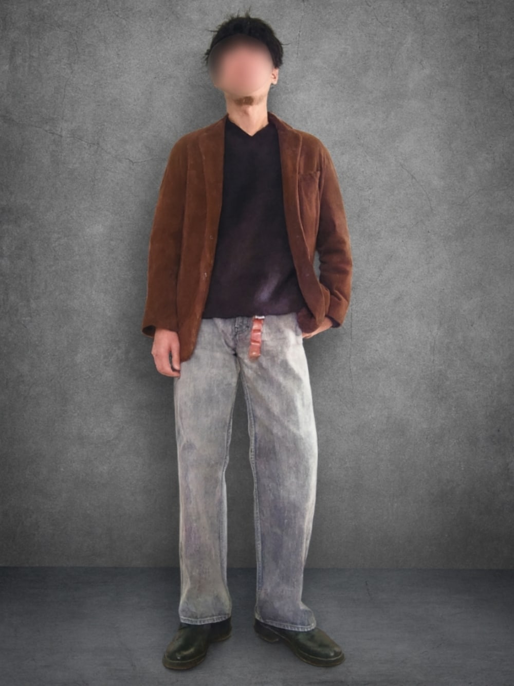 LIDNM（リドム）の「Goat Suede Tailored Jacket（テーラード