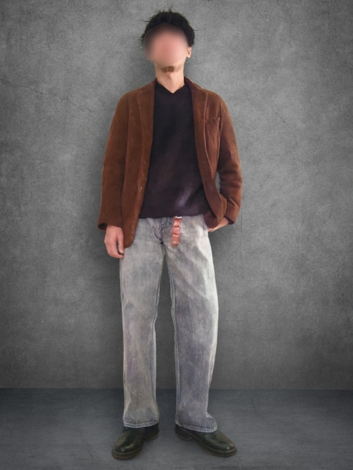 LIDNM（リドム）の「Goat Suede Tailored Jacket（テーラード