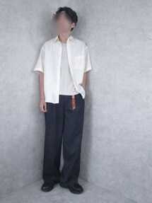 LIDNM（リドム）の「Wool Chalk Stripe Slacks（スラックス）」 - WEAR