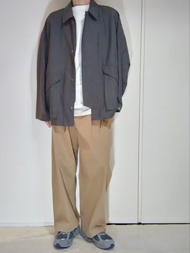 「いまどきジャケット写真」｜「アイテム（ブルゾン）」を使った、Siyouさん（メンズ・172cm）の春コーディネート