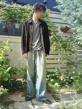 「アイテム（ブルゾン）」を使った、Siyouさん（メンズ・172cm）の秋コーディネート