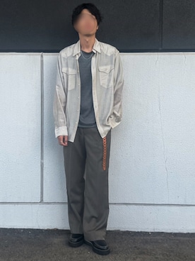 「アイテム（リング）」を使った、Siyouさん（メンズ・172cm）の秋コーディネート