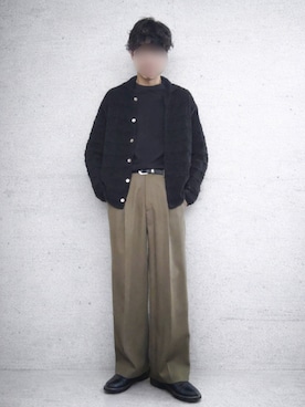 「LIDNM（リドム）のアイテム」を使った、Siyouさん（メンズ・172cm）の春コーディネート