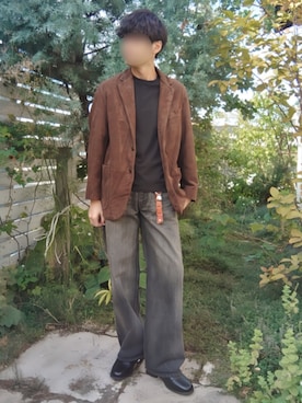 「アイテム（キーケース/キーアクセサリー）」を使った、Siyouさん（メンズ・172cm）の秋コーディネート