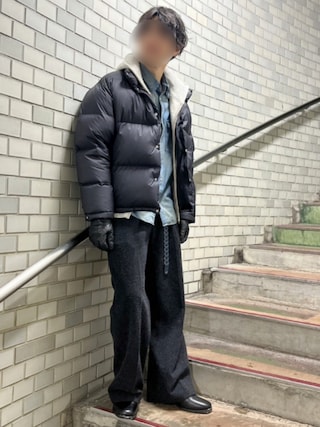 LIDNM（リドム）の「WOOL FLEECE SLACKS（スラックス）」 - WEAR
