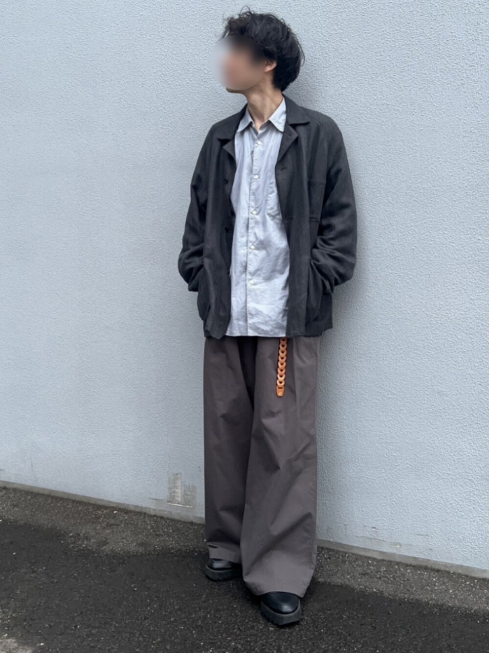LIDNM（リドム）の「RAYON LINEN CHORE JACKET（その他アウター