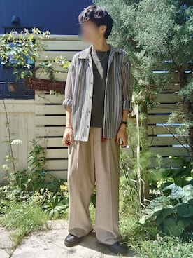 「アイテム（リング）」を使った、Siyouさん（メンズ・172cm）の夏コーディネート
