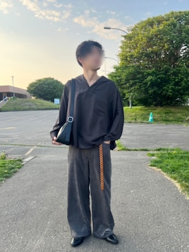 「アイテム（トップス）」を使った、Siyouさん（メンズ・172cm）の春コーディネート