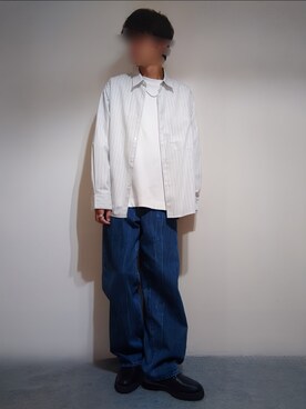 「LIDNM（リドム）のアイテム」を使った、Siyouさん（メンズ・172cm）の秋コーディネート