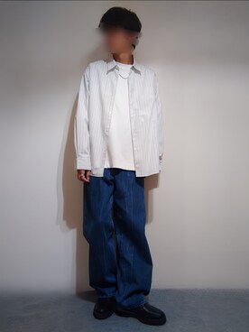 羊羽さんの「VINTAGE SLUB STRAIGHT DENIM」を使ったコーディネート