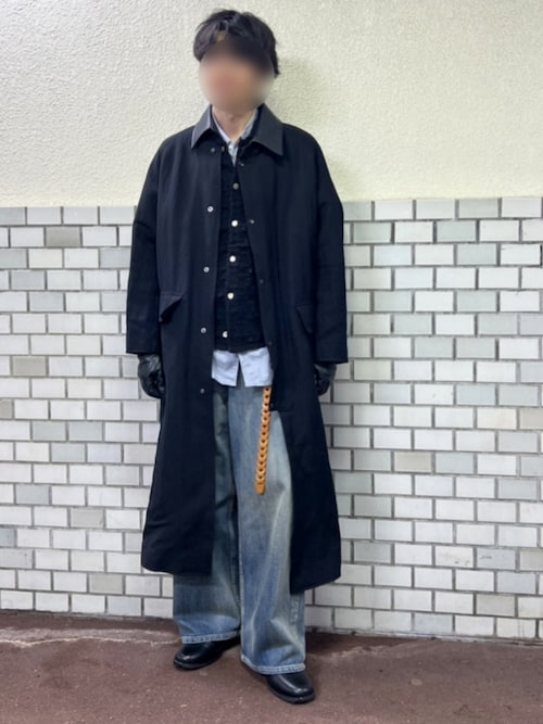 LIDNM（リドム）の「Cow Hide Collar Riding Coat（ステンカラーコート