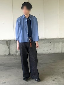 LIDNM（リドム）の「XX SLUB BAGGY DENIM（デニムパンツ）」 - WEAR