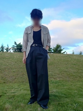 「アイテム（アンダーウェア）」を使った、Siyouさん（メンズ・172cm）の夏コーディネート