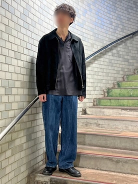 「LIDNM（リドム）のアイテム」を使った、Siyouさん（メンズ・172cm）の春コーディネート