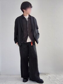 LIDNM（リドム）の「WOOL MILLED IVY JACKET（テーラード