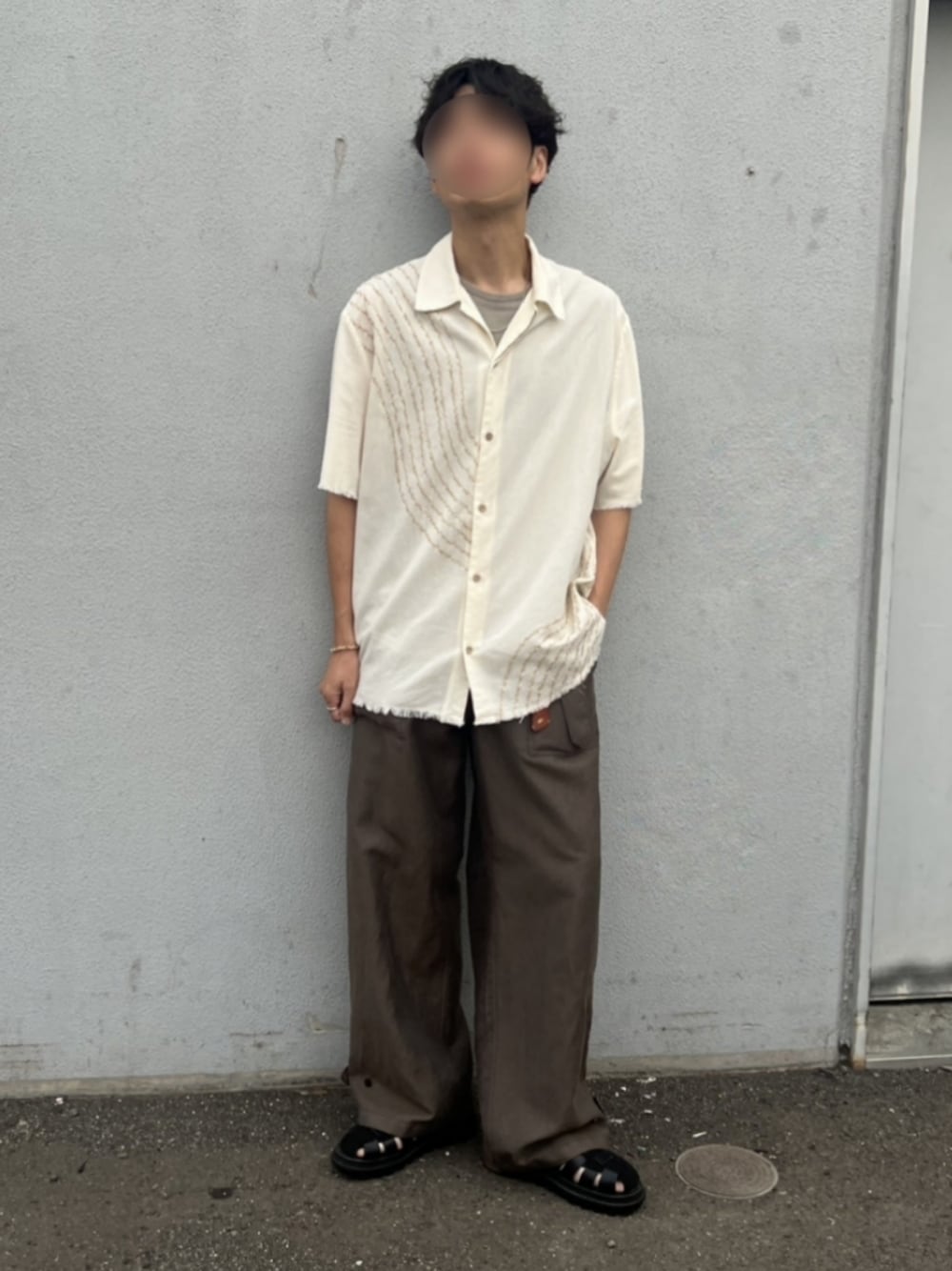 カ*ン様 Embroidery Shirt by Julien Villevoy LIDNM（リドム）の「Embroidery Shirt by Julien Villevoye