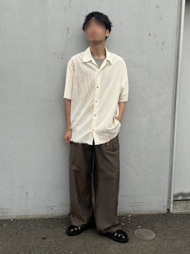 「アイテム（キーケース/キーアクセサリー）」を使った、Siyouさん（メンズ・172cm）の夏コーディネート