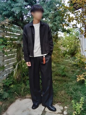 「アイテム（財布/小物）」を使った、Siyouさん（メンズ・172cm）の秋コーディネート