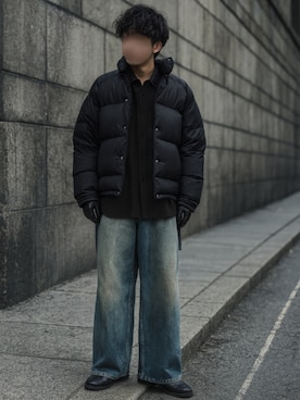 「アイテム（ベルト）」を使った、Siyouさん（メンズ・172cm）の冬コーディネート