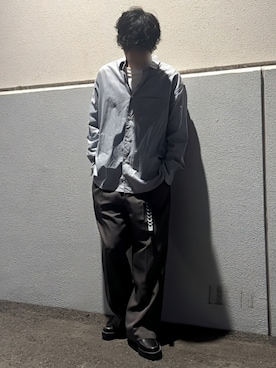 「アイテム（ドレスシューズ）」を使った、Siyouさん（メンズ・172cm）の秋コーディネート
