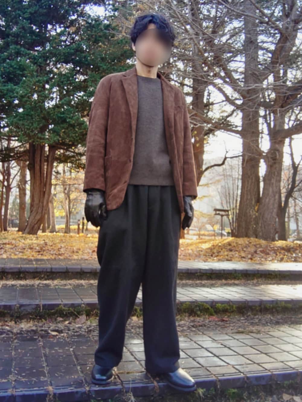 LIDNM（リドム）の「Goat Suede Tailored Jacket（テーラード