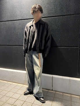 「アイテム（手袋）」を使った、Siyouさん（メンズ・172cm）の秋コーディネート