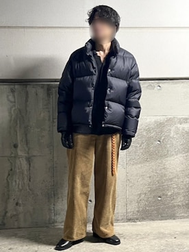 「アイテム（手袋）」を使った、Siyouさん（メンズ・172cm）の冬コーディネート