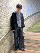 LIDNM（リドム）の「XX SLUB BAGGY DENIM（デニムパンツ）」 - WEAR