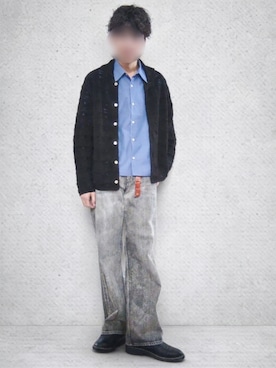 「LIDNM（リドム）のアイテム（ジャケット/アウター）」を使った、Siyouさん（メンズ・172cm）の春コーディネート