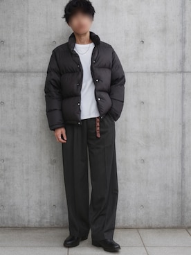 「アイテム（キーケース/キーアクセサリー）」を使った、Siyouさん（メンズ・172cm）の冬コーディネート