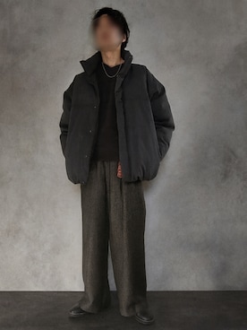 「アイテム（キーケース/キーアクセサリー）」を使った、Siyouさん（メンズ・172cm）の冬コーディネート