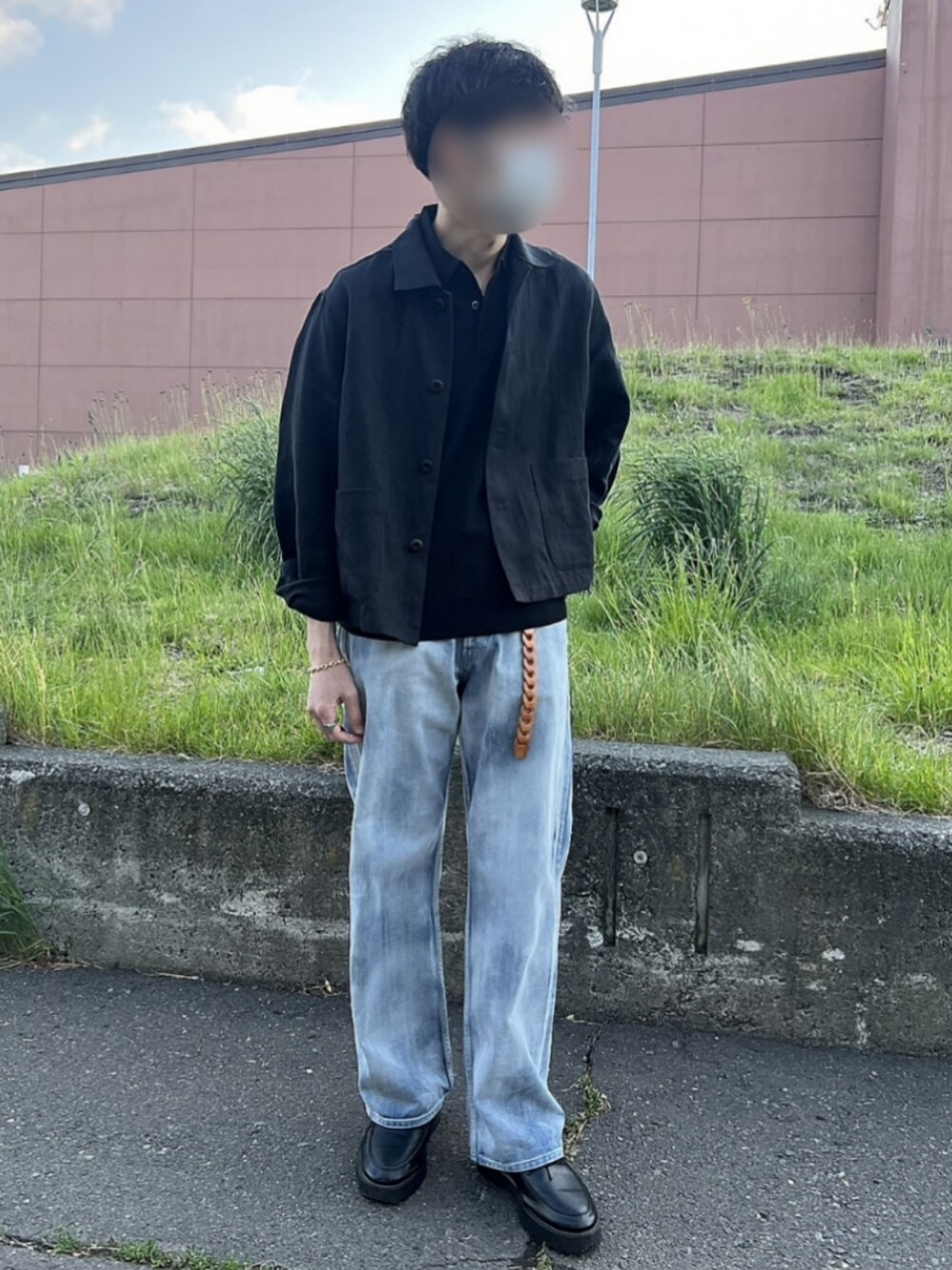 LIDNM（リドム）の「LINEN CROPPED CHORE JACKET（ブルゾン