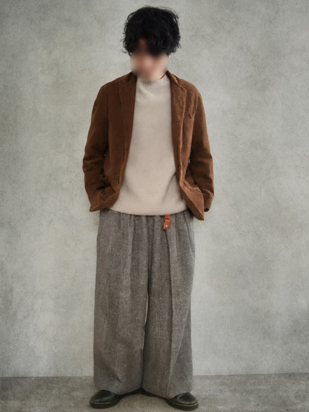 【LIDNM】Goat Suede Tailored Jacket Sサイズ LIDNM Goat Suede Tailored Jacket - メルカリ