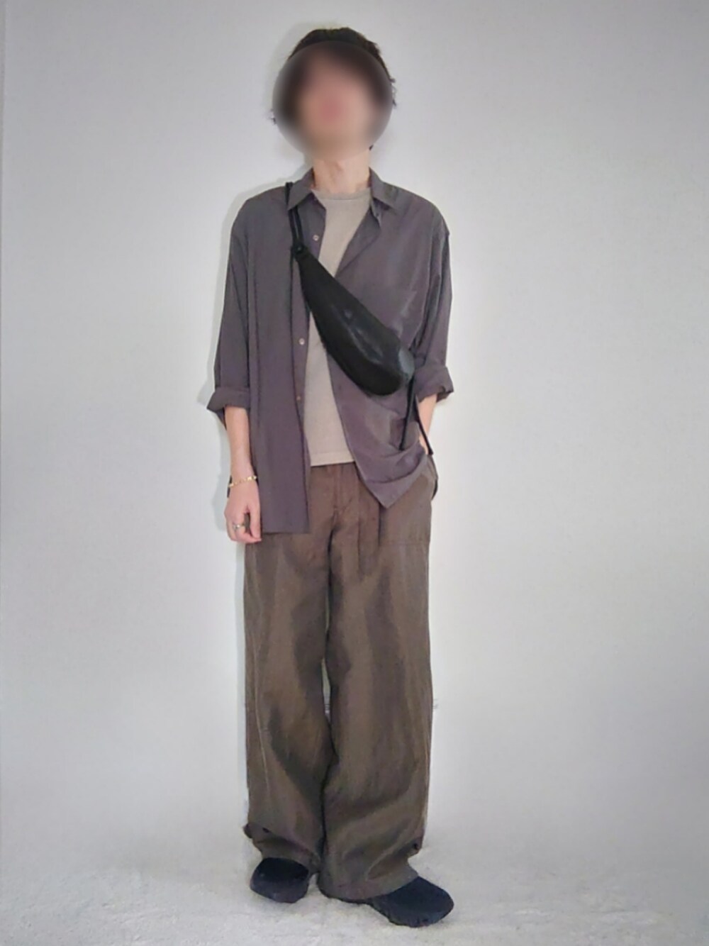 【新品未使用品】LIDNM／WOOL LINEN BELTED PANTS LIDNM WOOL LINEN BELTED PANTSクラシック