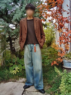 「アイテム（財布/小物）」を使った、Siyouさん（メンズ・172cm）の秋コーディネート