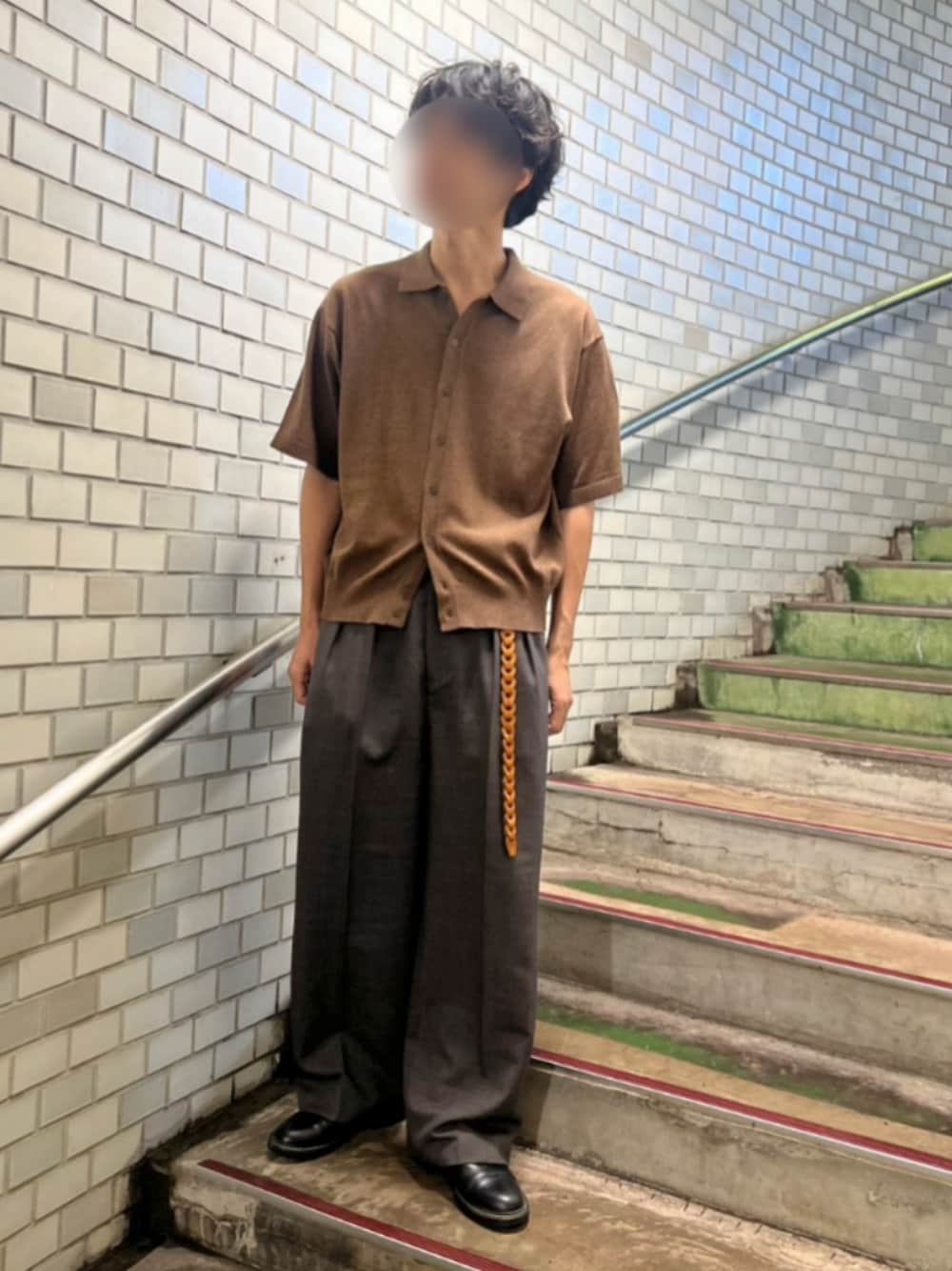 SEMI WIDE STRAIGHT WOOLY SLACKSを使った人気ファッション