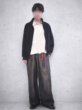 「LIDNM（リドム）のアイテム（ジャケット/アウター）」を使った、Siyouさん（メンズ・172cm）の春コーディネート