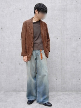 「LIDNM（リドム）のアイテム」を使った、Siyouさん（メンズ・172cm）の春コーディネート