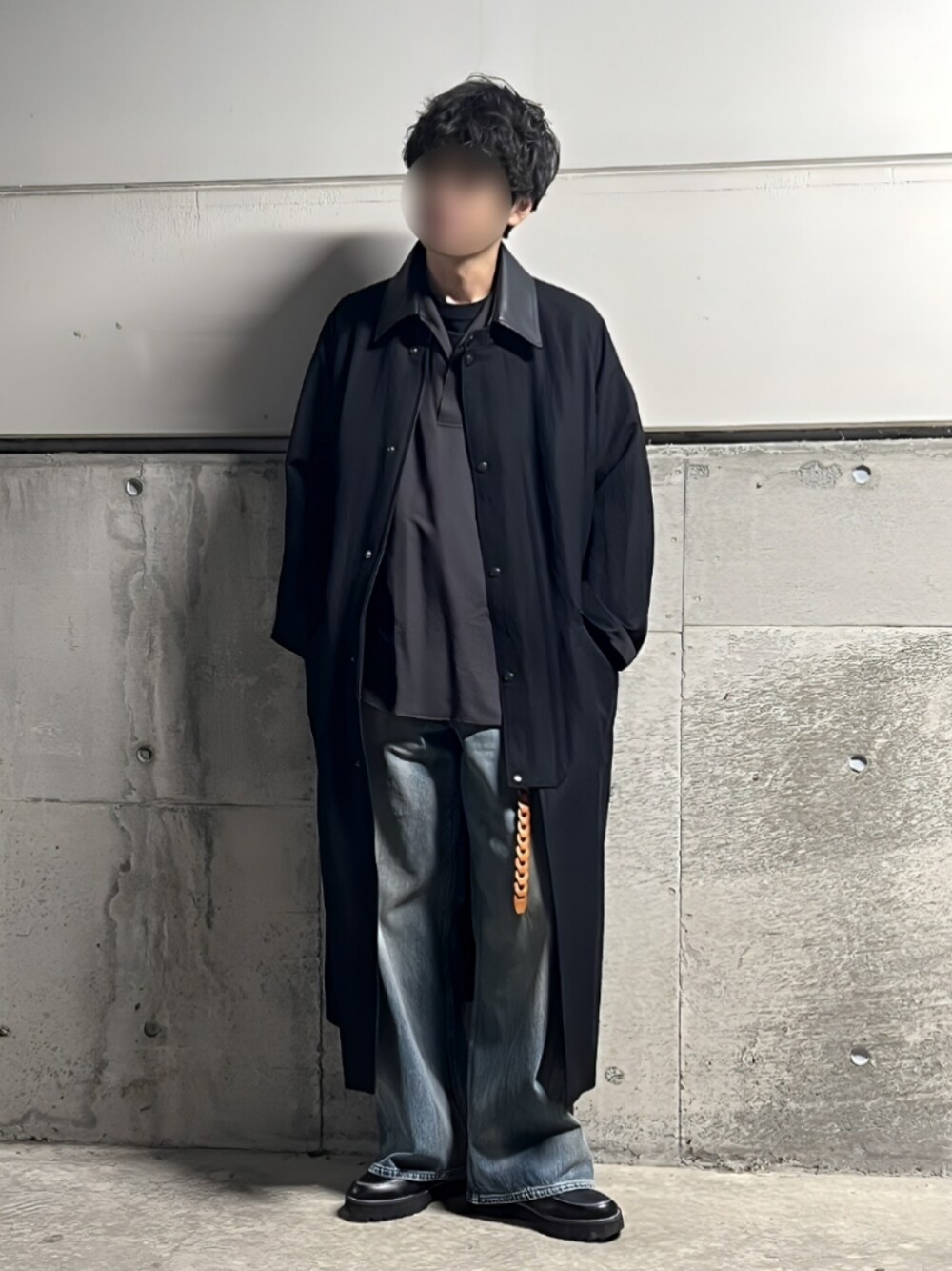 LIDNM（リドム）の「Cow Hide Collar Riding Coat（ステンカラーコート