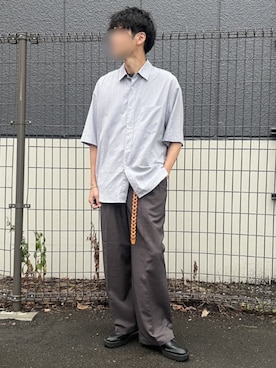 「アイテム（パンツ）」を使った、Siyouさん（メンズ・172cm）の夏コーディネート