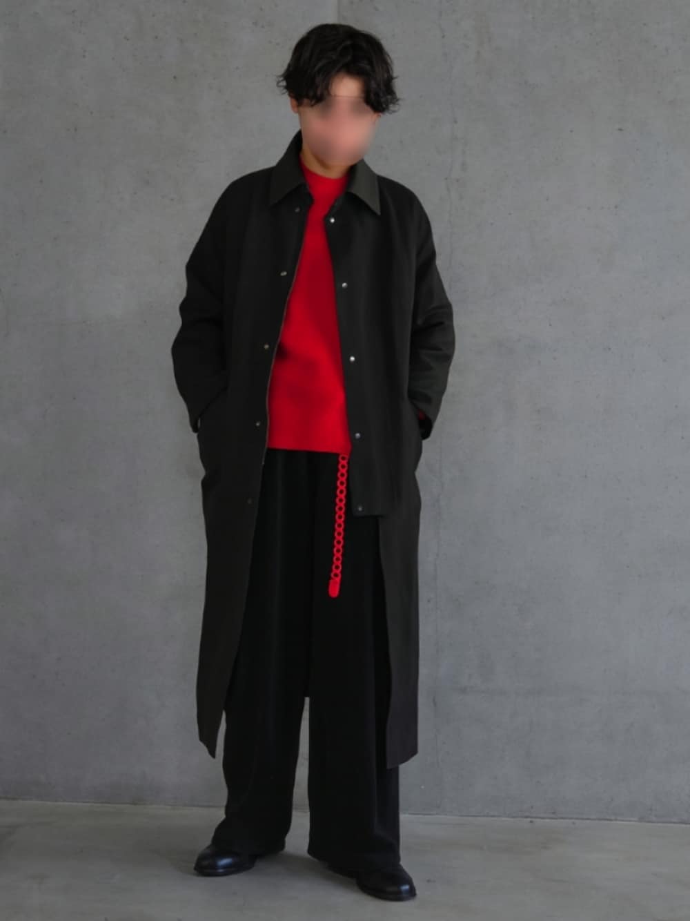 LIDNM（リドム）の「Cow Hide Collar Riding Coat（ステンカラーコート