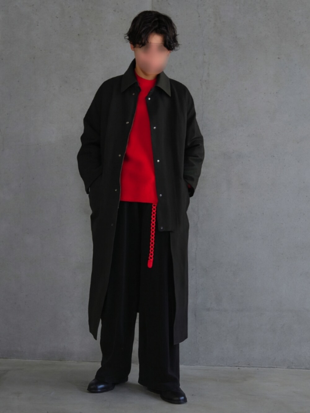 LIDNM（リドム）の「Cow Hide Collar Riding Coat（ステンカラーコート