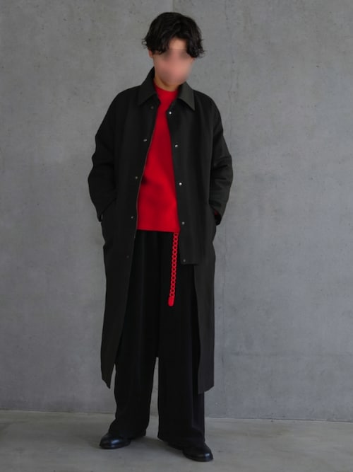 LIDNM（リドム）の「Cow Hide Collar Riding Coat（ステンカラーコート