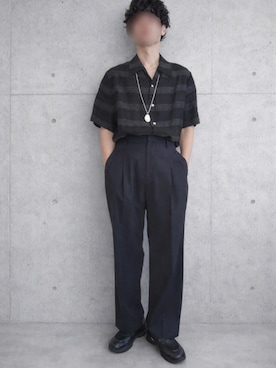 「LIDNM（リドム）のアイテム」を使った、Siyouさん（メンズ・172cm）の夏コーディネート
