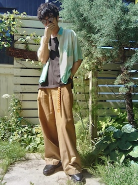 「アイテム（腕時計）」を使った、Siyouさん（メンズ・172cm）の夏コーディネート
