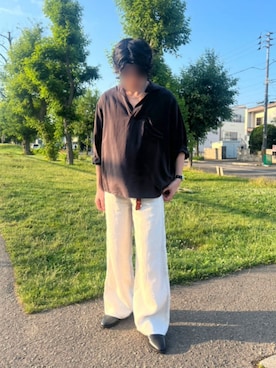「LIDNM（リドム）のアイテム」を使った、Siyouさん（メンズ・172cm）の夏コーディネート